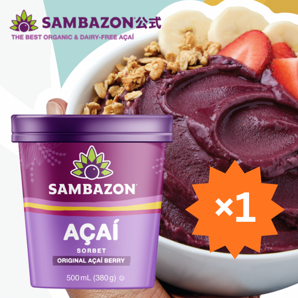 ＜新発売＞サンバゾン 有機アサイーソルベ（加糖タイプ）500ml