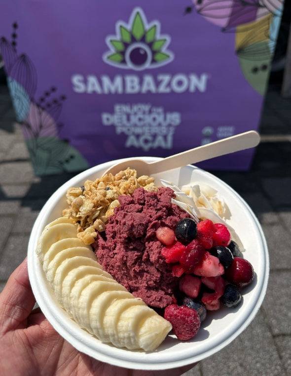 ＜新発売＞サンバゾン 有機アサイーソルベ（加糖タイプ）500ml x3